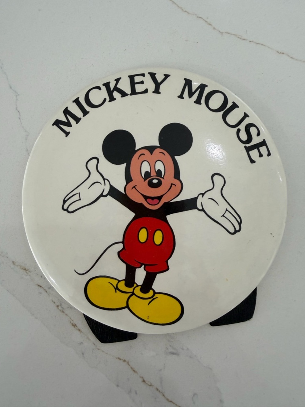 Vintage Disney XL Pin with stand attached
